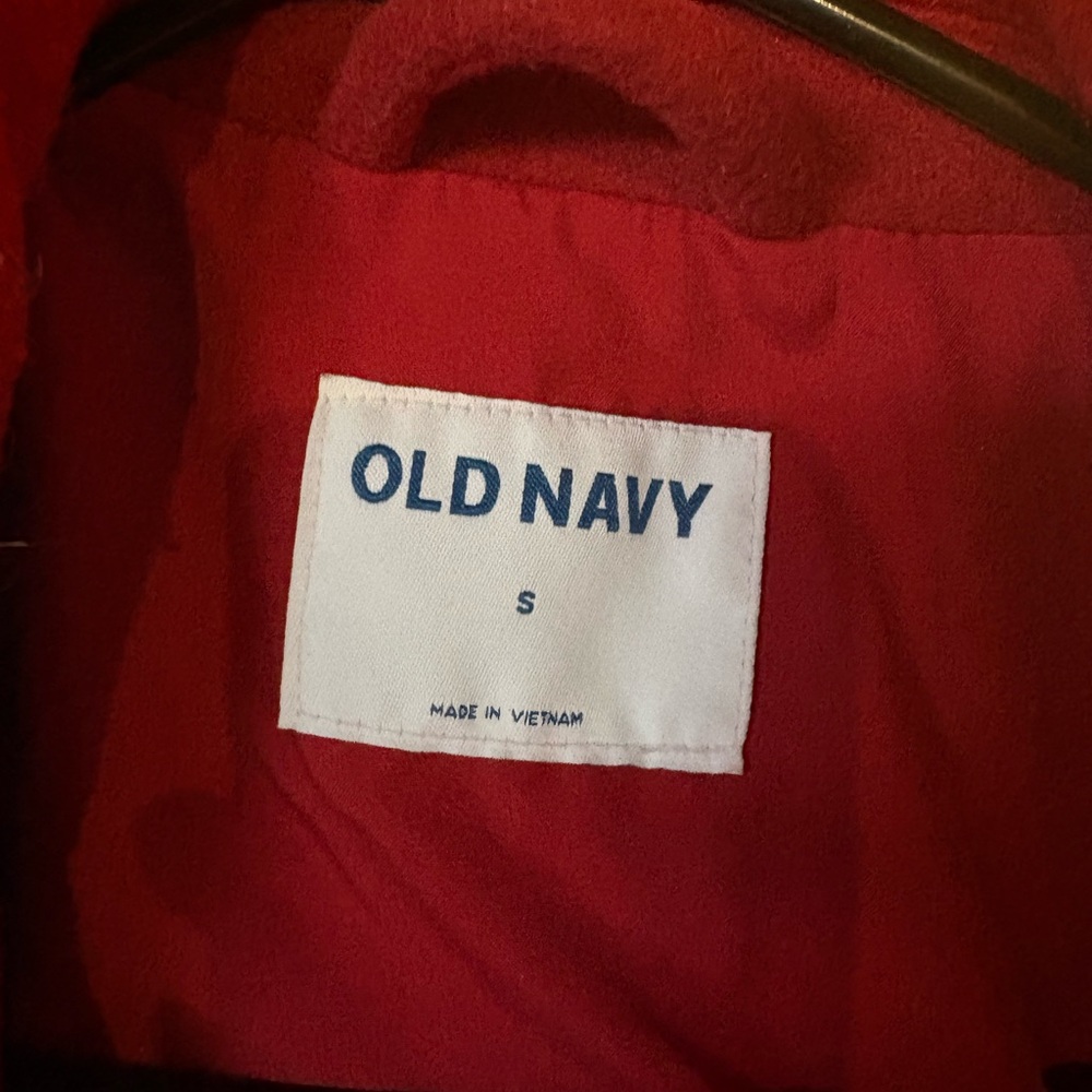 Old Navy Oversized Pea Coat - Small, Rubia Red - Picture 7 of 9